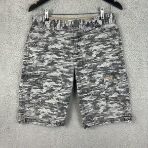 Levis Cargo Shorts Mens 30 Gray Camouflage Camo Utility Cotton Tactical Pockets